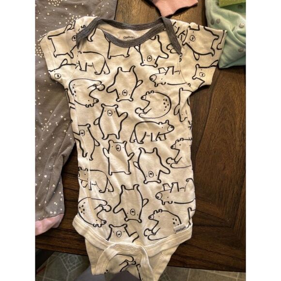 Bundle Baby girls 6-9m Gerber 7pcs #H181 - Picture 3 of 6